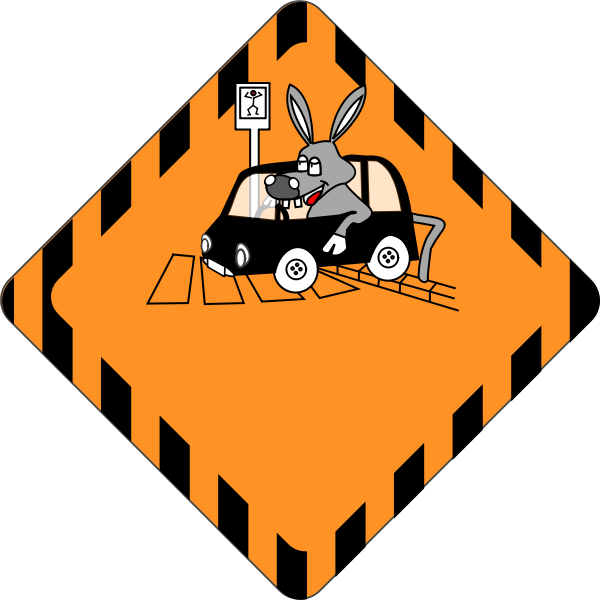 SVG No respect for pedestrians