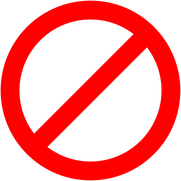 SVG No-sign