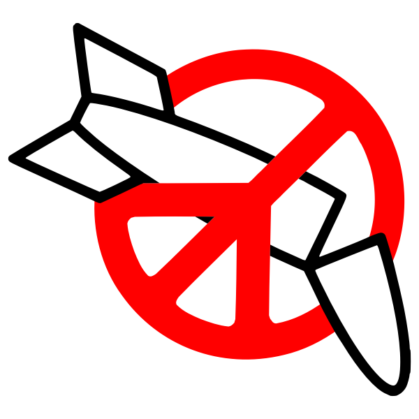 SVG No war vector image