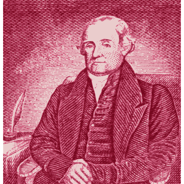 SVG Noah Webster illustration