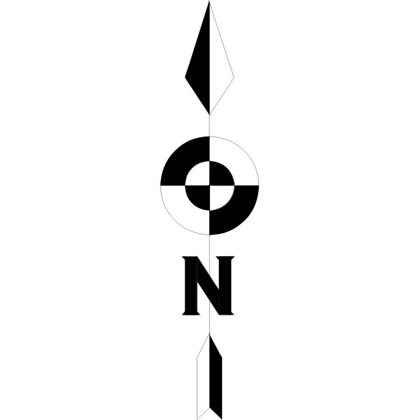 SVG North arrow vector image