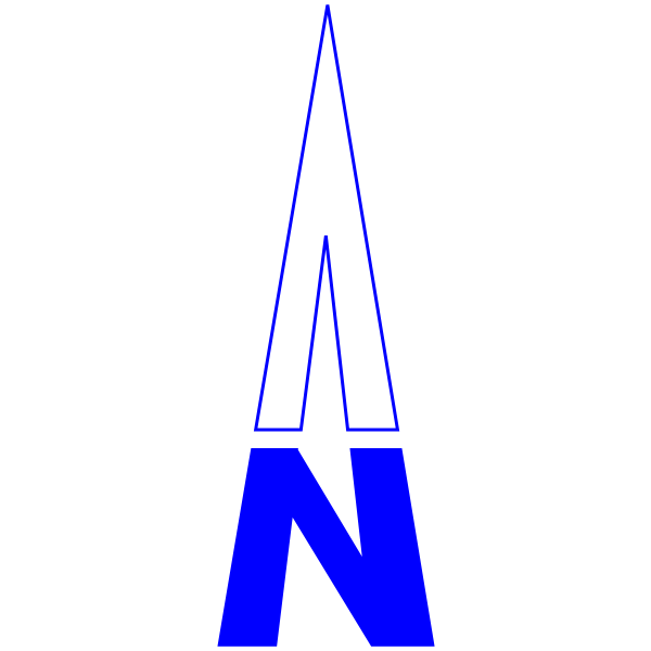 SVG North direction with arrow