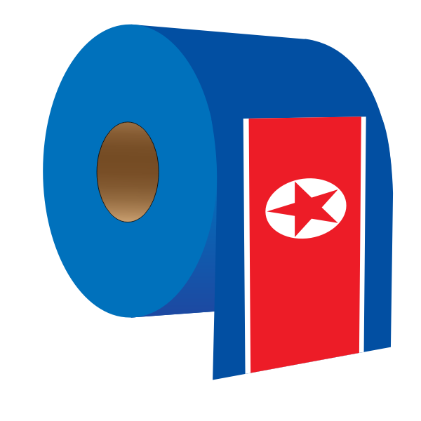 SVG North Korea039s own toilet toll vector graphics