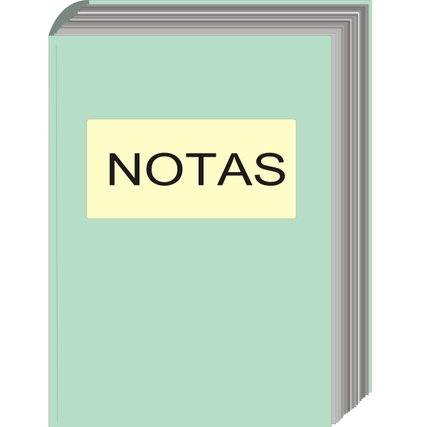 SVG Notebook vector illustration