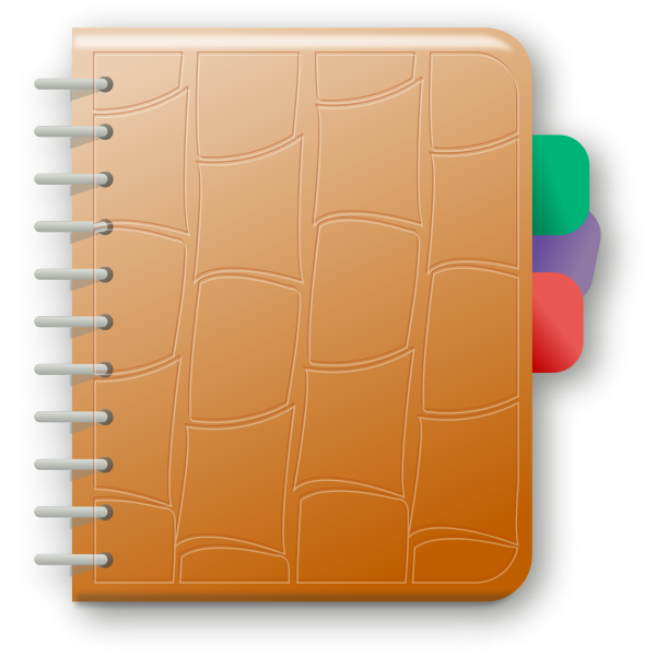 SVG Notebook with leather cover