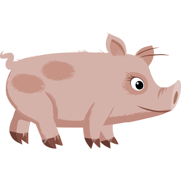 SVG Npc Piggy vector illustration