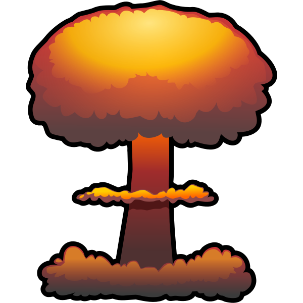 SVG Nuclear explosion drawing