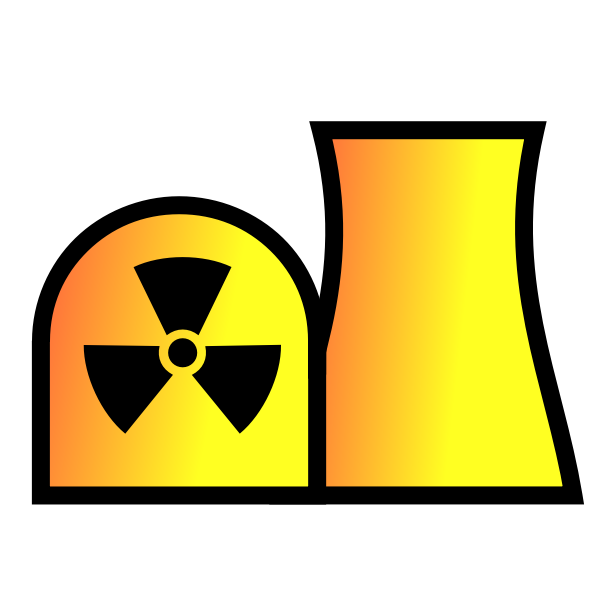 SVG Nuclear power plant map symbol