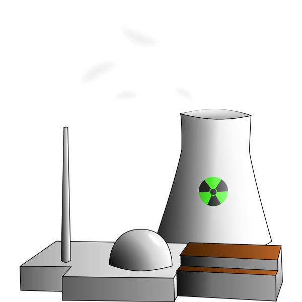 SVG Nuclear reactor vector image