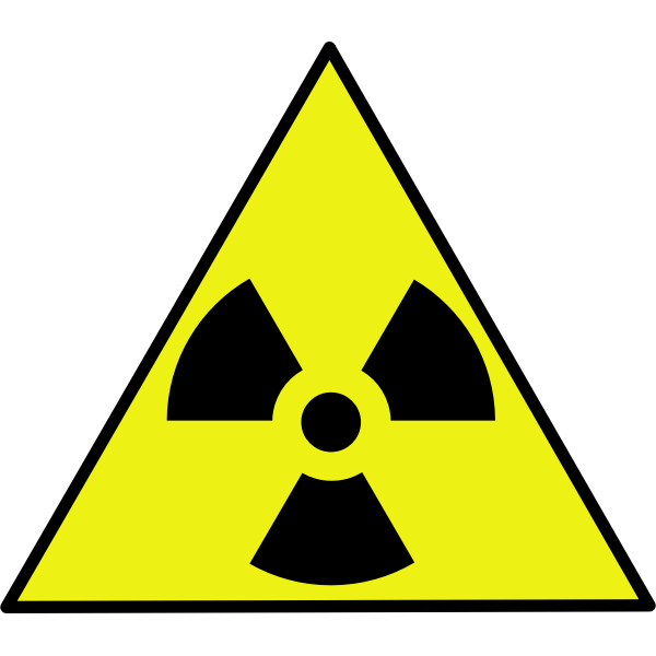 SVG Nuclear warning sign
