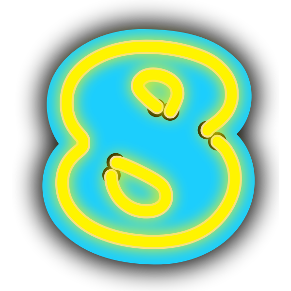 SVG Number eight