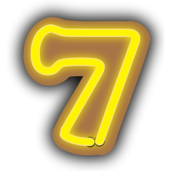 SVG Number seven