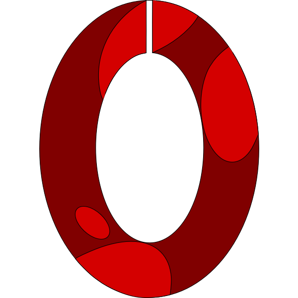 SVG Number zero