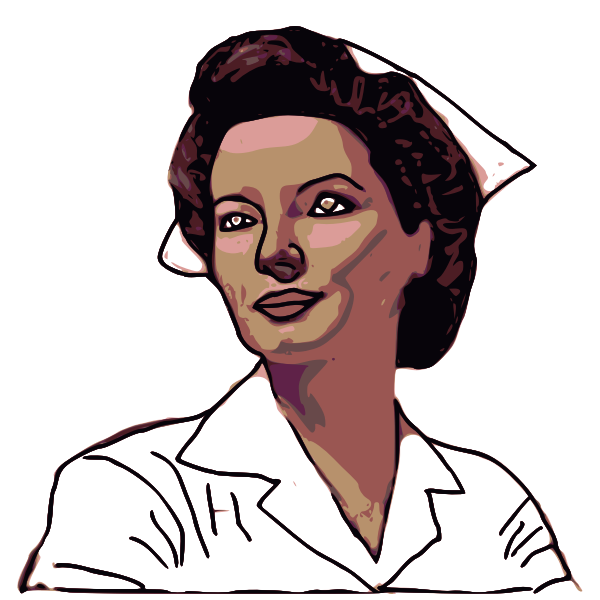 SVG Nurse recruit vector