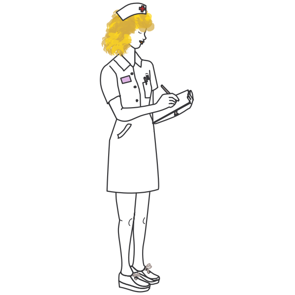 SVG Nurse sketch