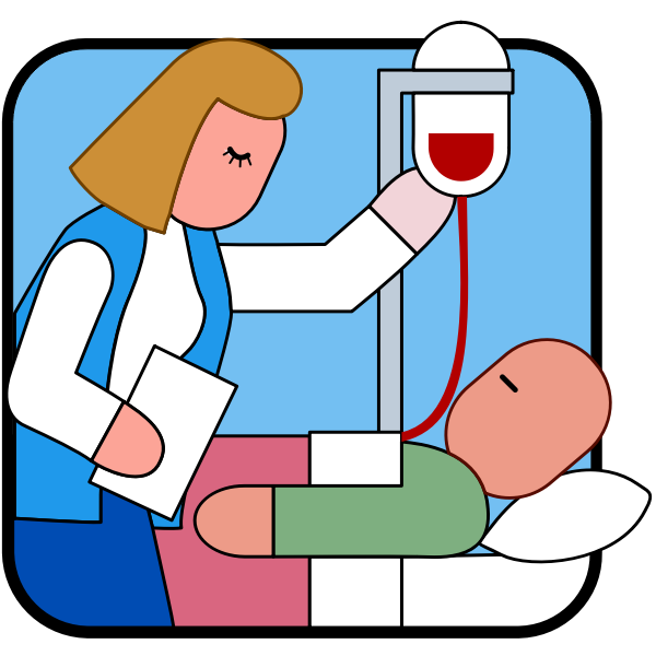 SVG Nurse with IV