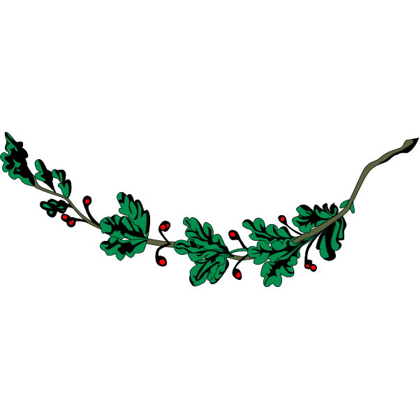 SVG Oak branch