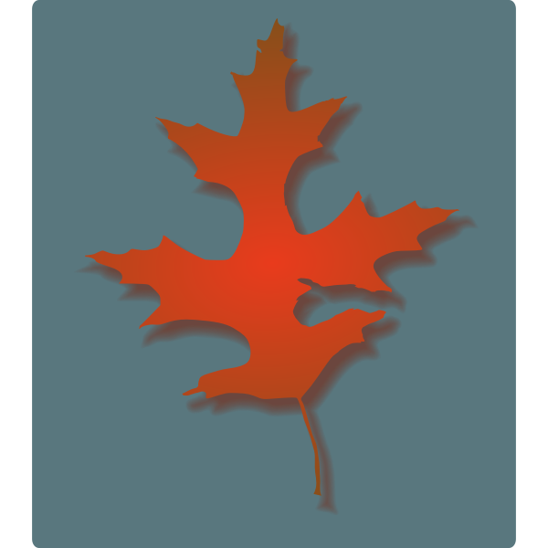 SVG Oak Leaf - Autumn