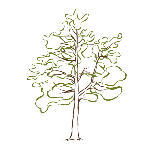 SVG Oak tree