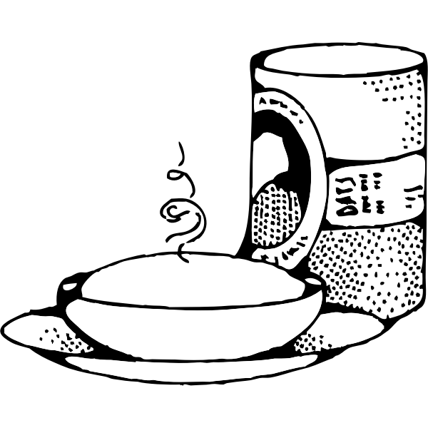 SVG Oatmeal clip art vector