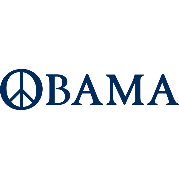 SVG Obama Peace Symbol