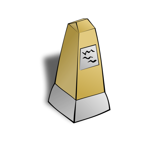 SVG Obelisk vector image