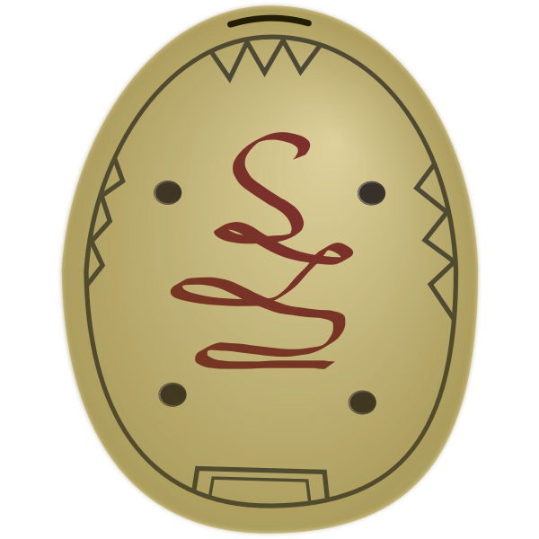 SVG Ocarina musical instrument