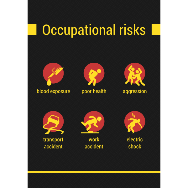 SVG Occupational risks icons