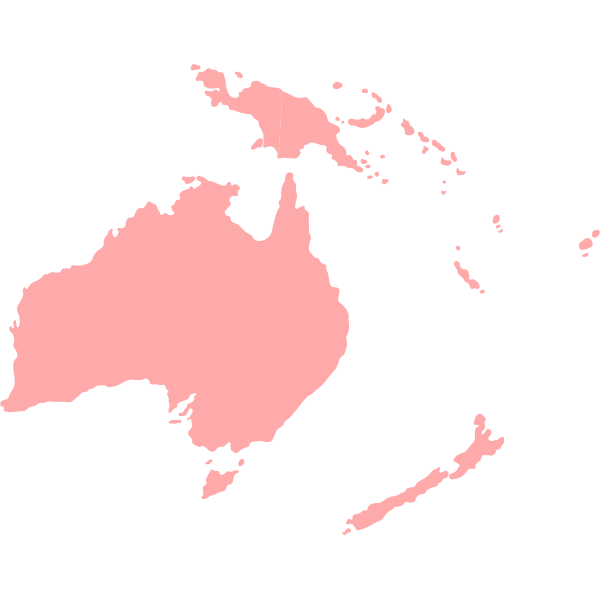 SVG Oceanian continent
