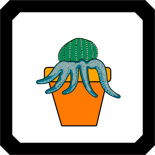 SVG Octopus cactuc