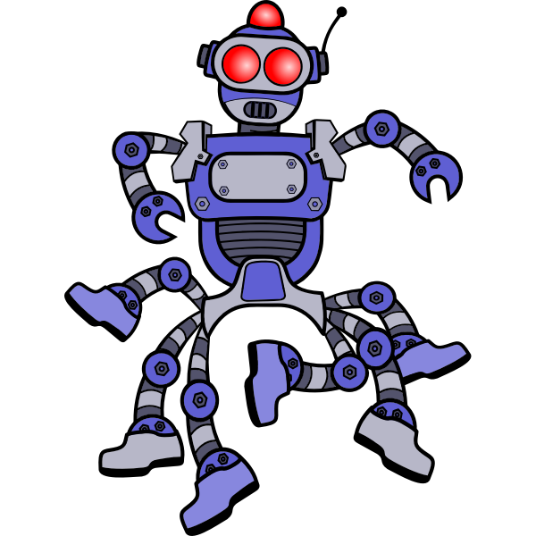 SVG Octopus robot