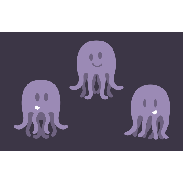 SVG Octopus set