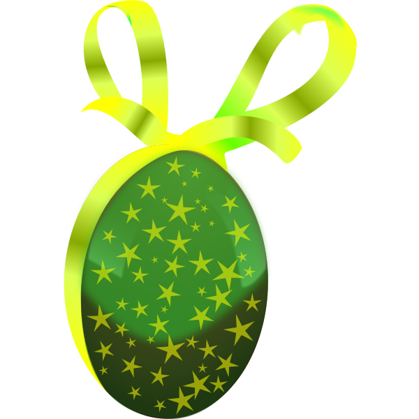 SVG oeuf de Paques vert