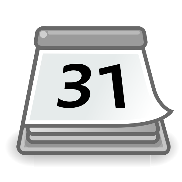 SVG Office calendar vector icon
