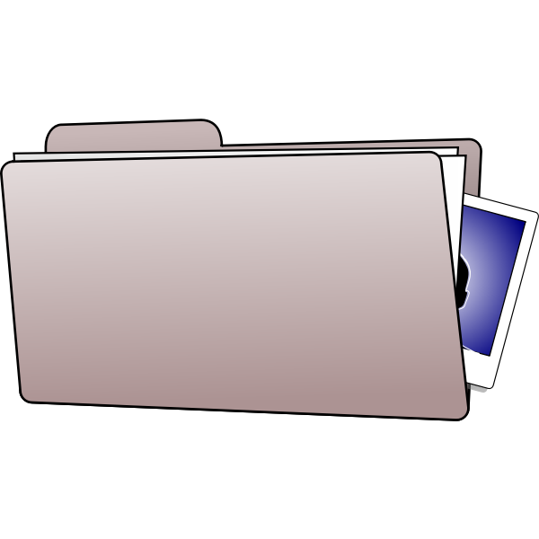 SVG Office folder vector clip art