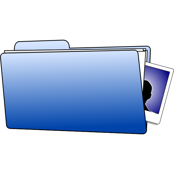 SVG Office folder vector graphics