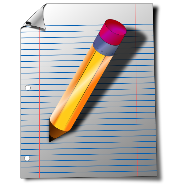 SVG Office stationery vector drawing