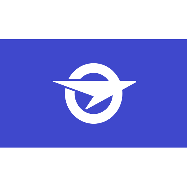 SVG Official flag of Ohata vector clip art
