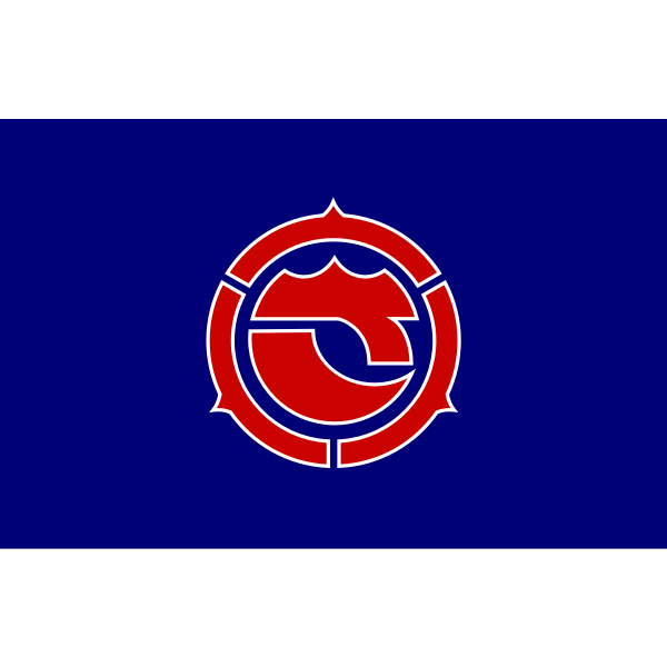 SVG Official flag of Satomi vector drawing