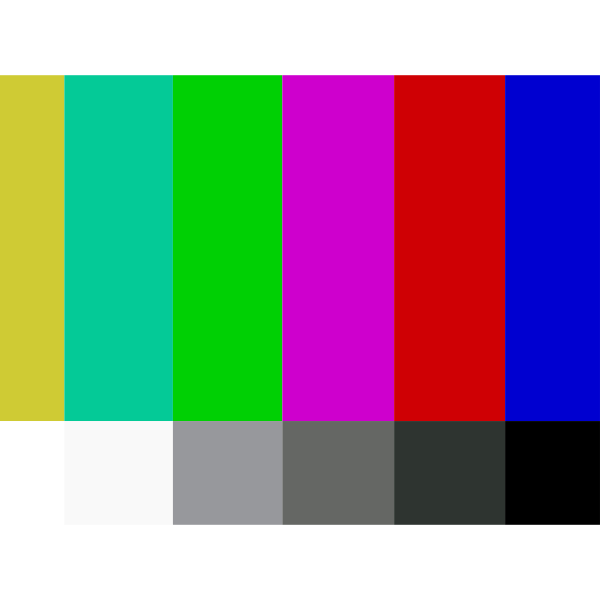 SVG Offline TV screen vector image