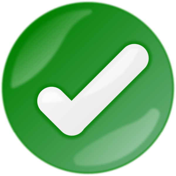 SVG OK Button