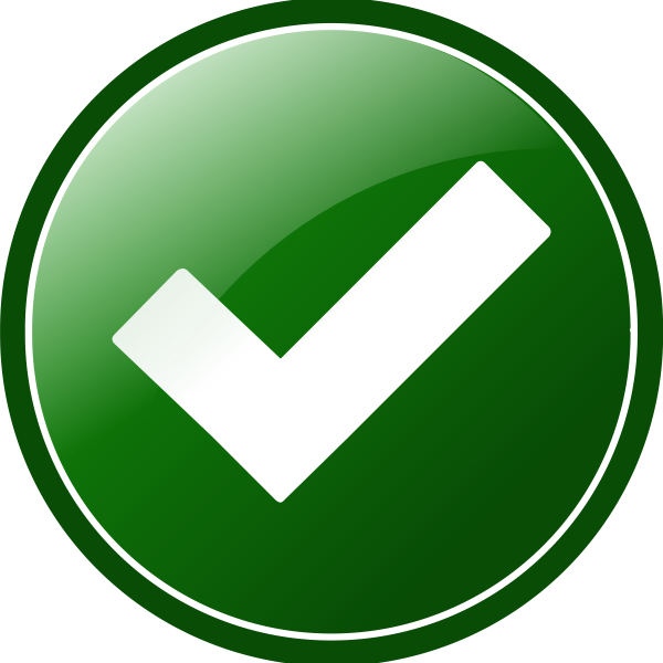 SVG OK icon