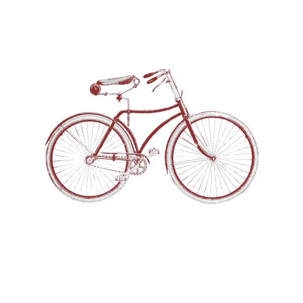 SVG Old bike vector image