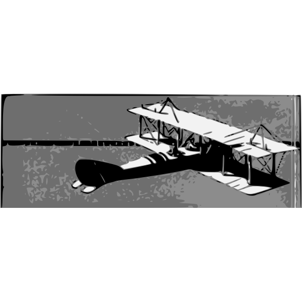 SVG Old biplane