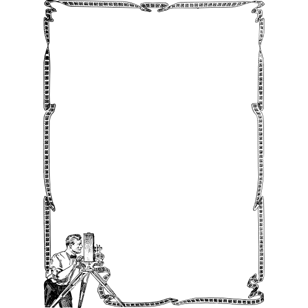 SVG Old camera frame