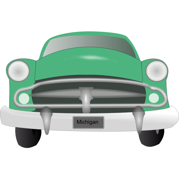 SVG Old car vector drawing
