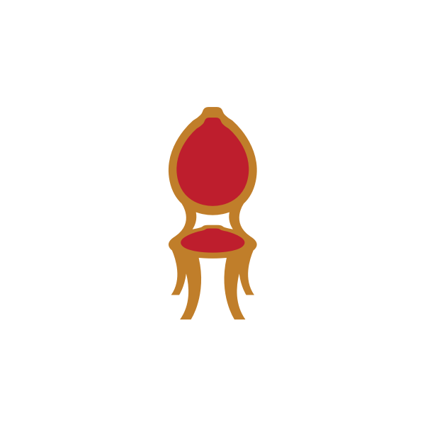 SVG Old chair vector image