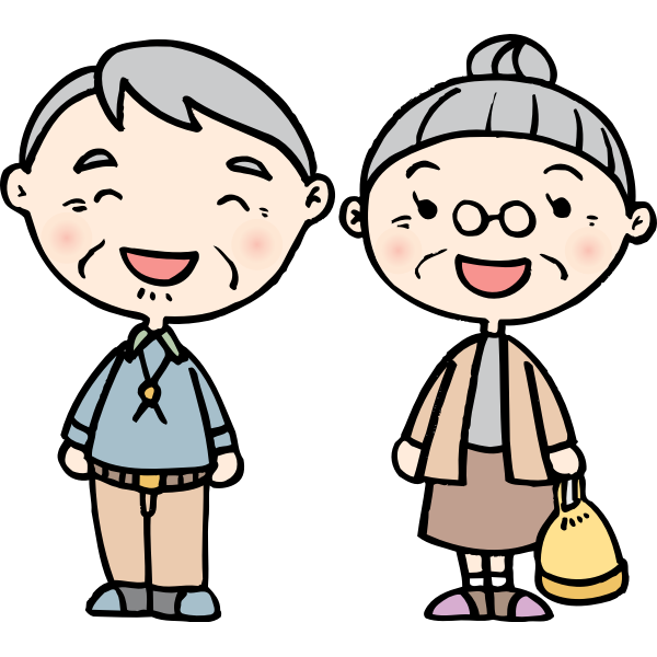 SVG Old couple