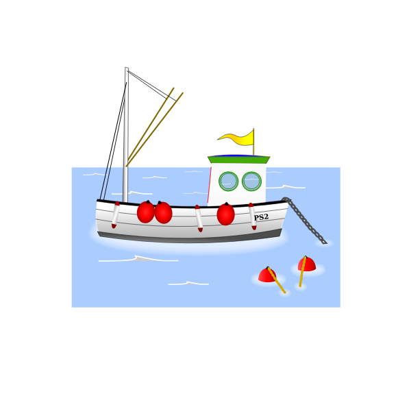 SVG Old Fishing Boat