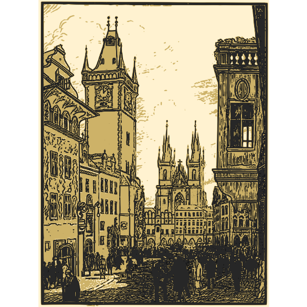 SVG Old Prague039s square
